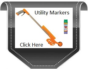 Utility Markers - Utility Marking Marking Paint Whiskers Flags