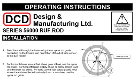 Ruf Rod - 7/16 diameter series 56000